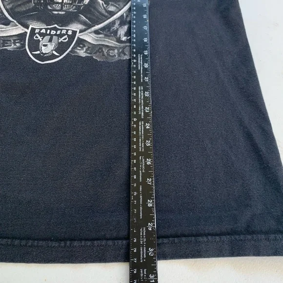 Vintage Y2K Raiders One Nation Silver Black Amari Cooper ,Derek Carr Shirt XL - Picture 7 of 7